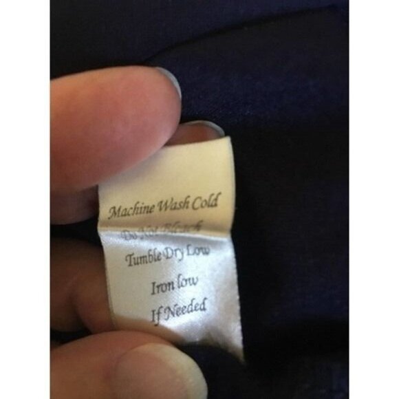 Blu Pepper Dress Black Tan Cap Sleeves Size Medium Zip Back Geometric - Picture 11 of 12